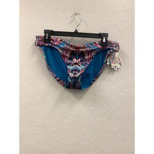 BECCA Women's Multicolored Bikini Bottoms size XL